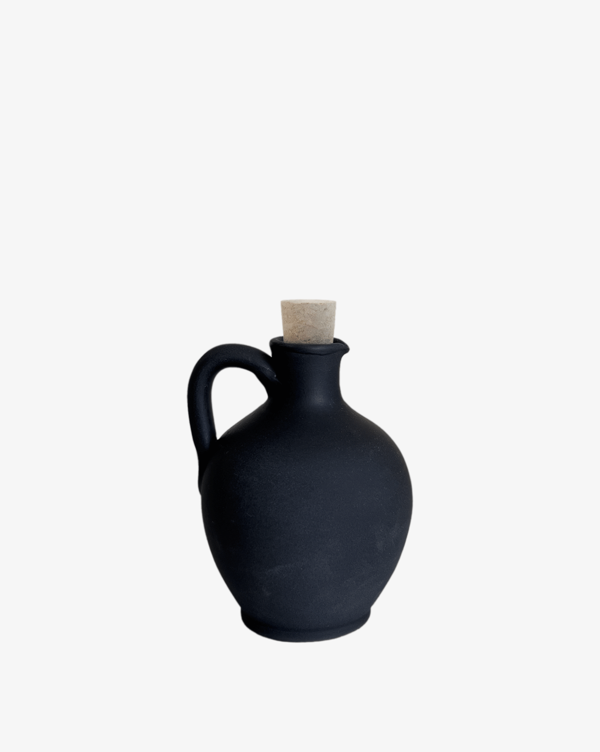 Set Krug & Ölflasche schwarz