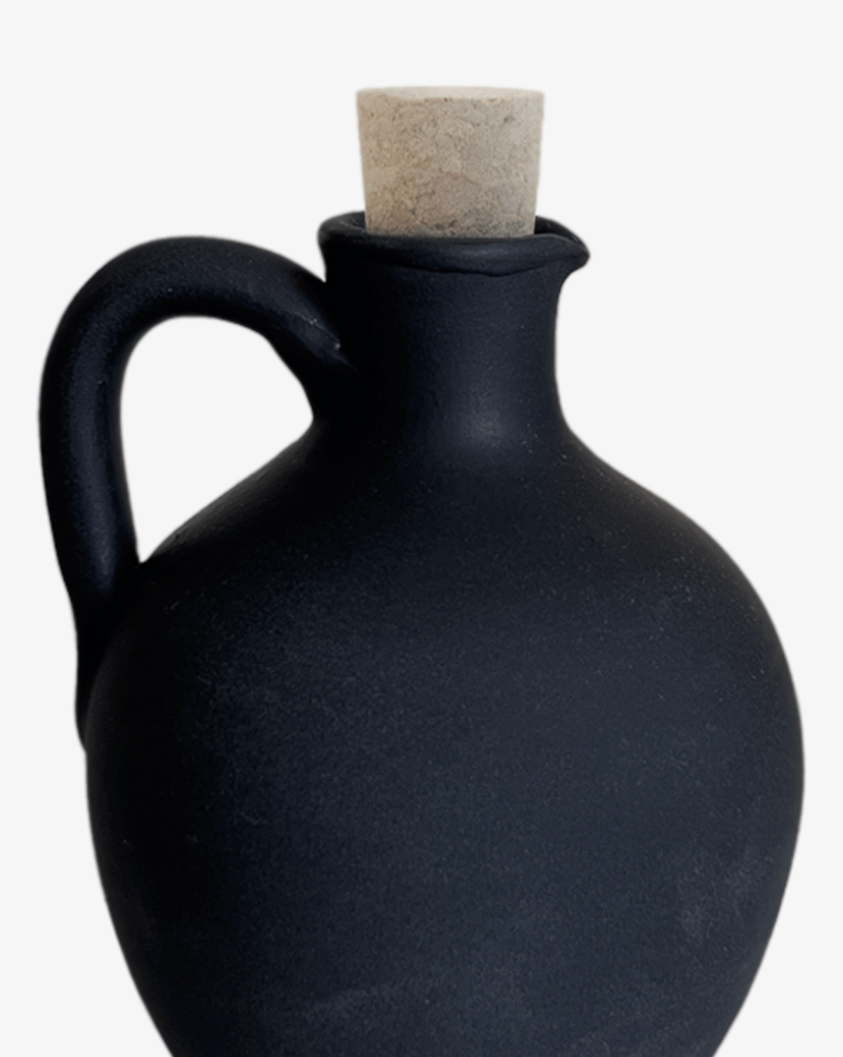 Set Krug & Ölflasche schwarz