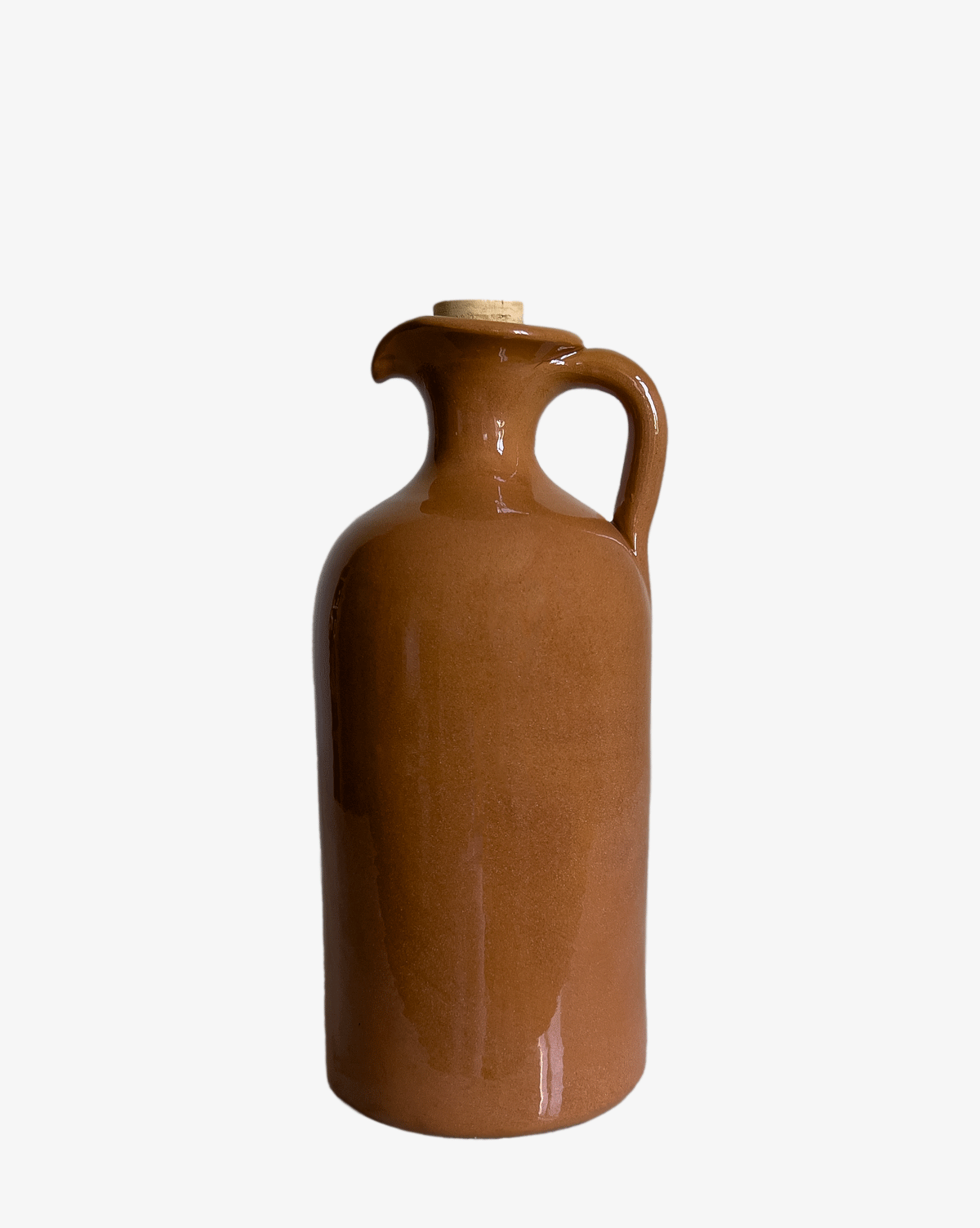 Ölflasche groß terracotta