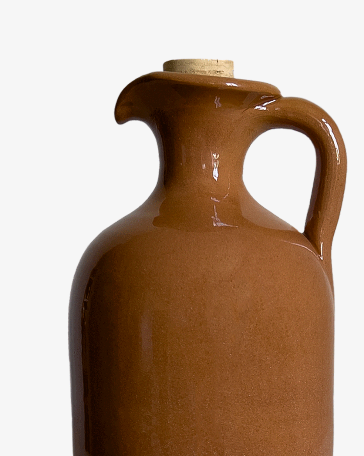 Ölflasche groß terracotta