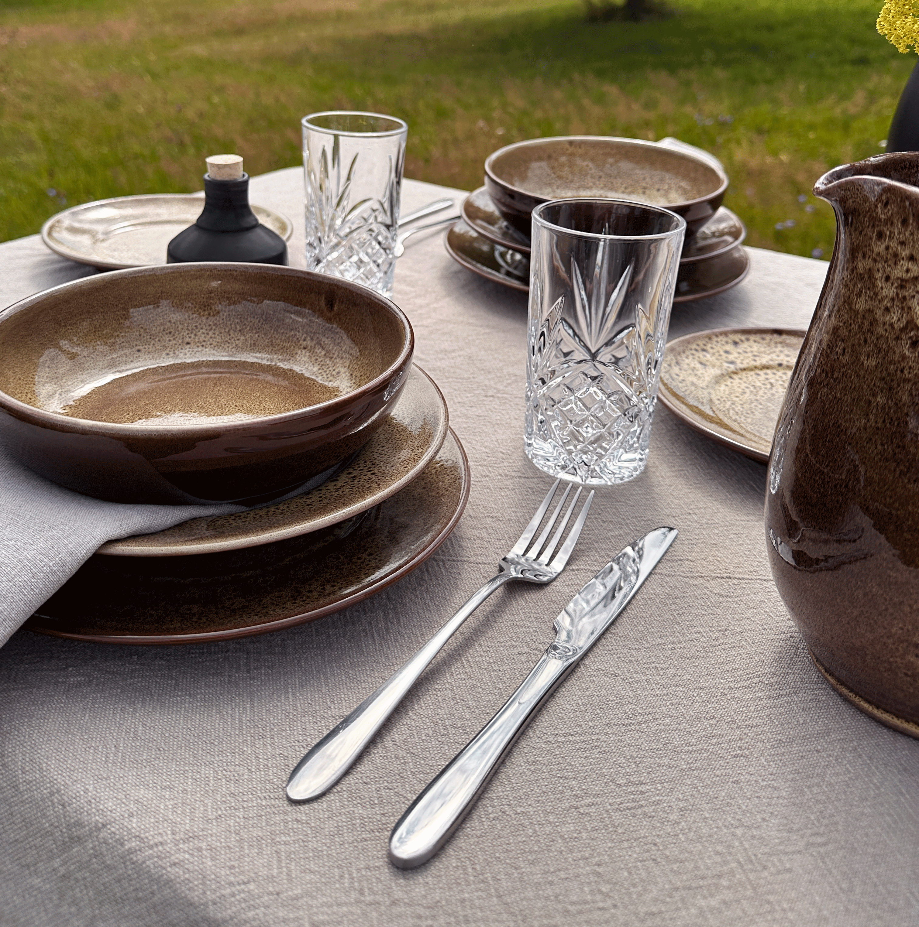 4-teiliges Set Bowl Nocciola