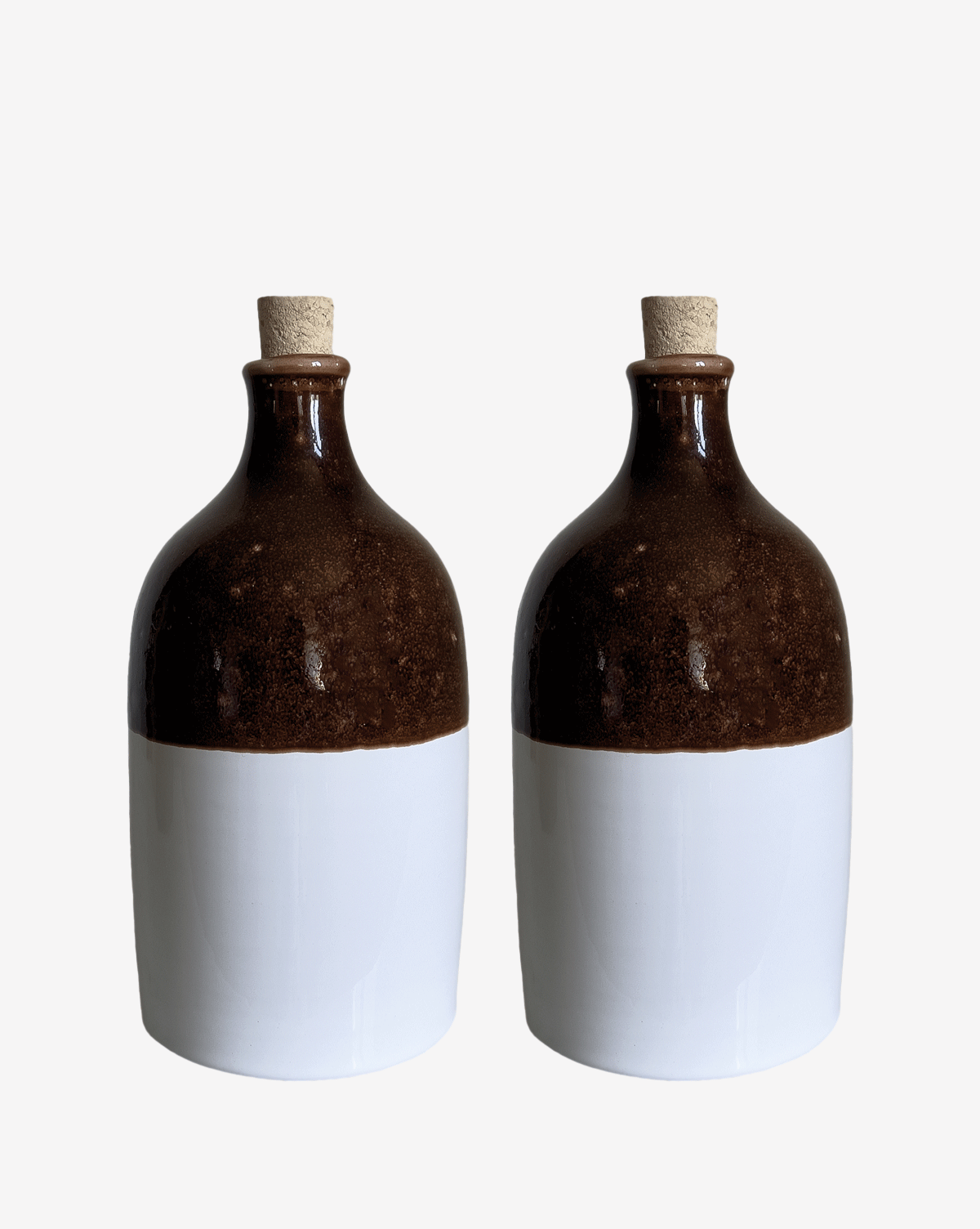 2 teiliges Set Ölflasche Bicolor