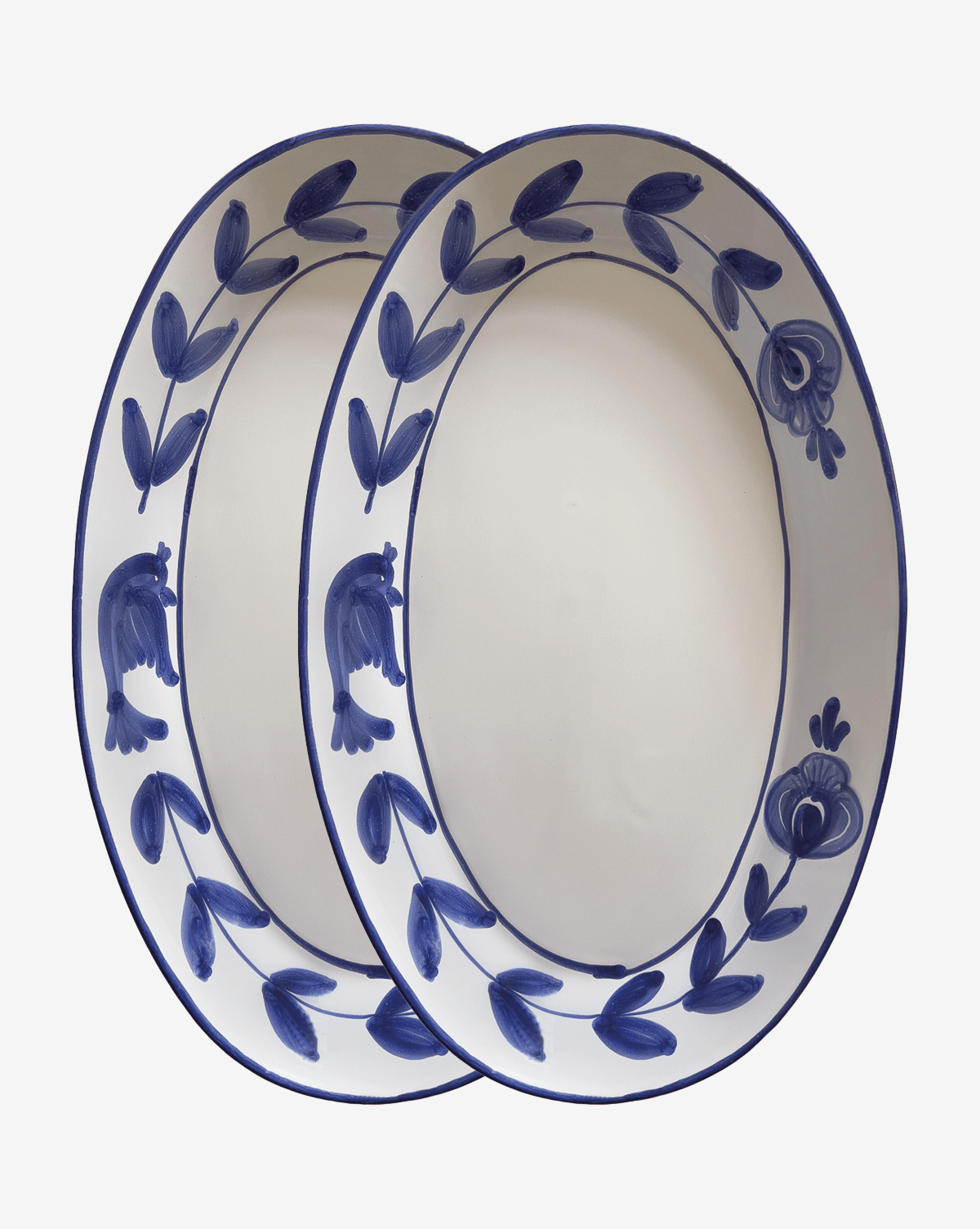 2-teiliges Set Servierplatte Fiori