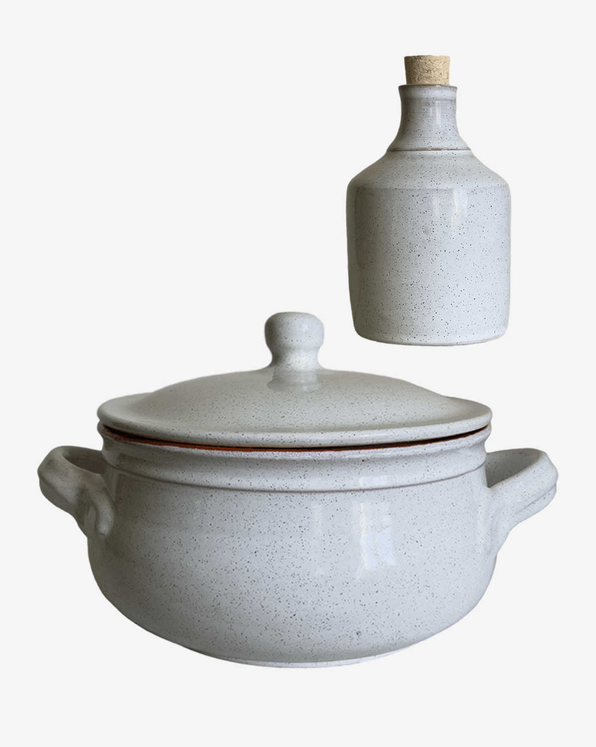 2-teiliges Set Topf & Ölflasche Sabbia
