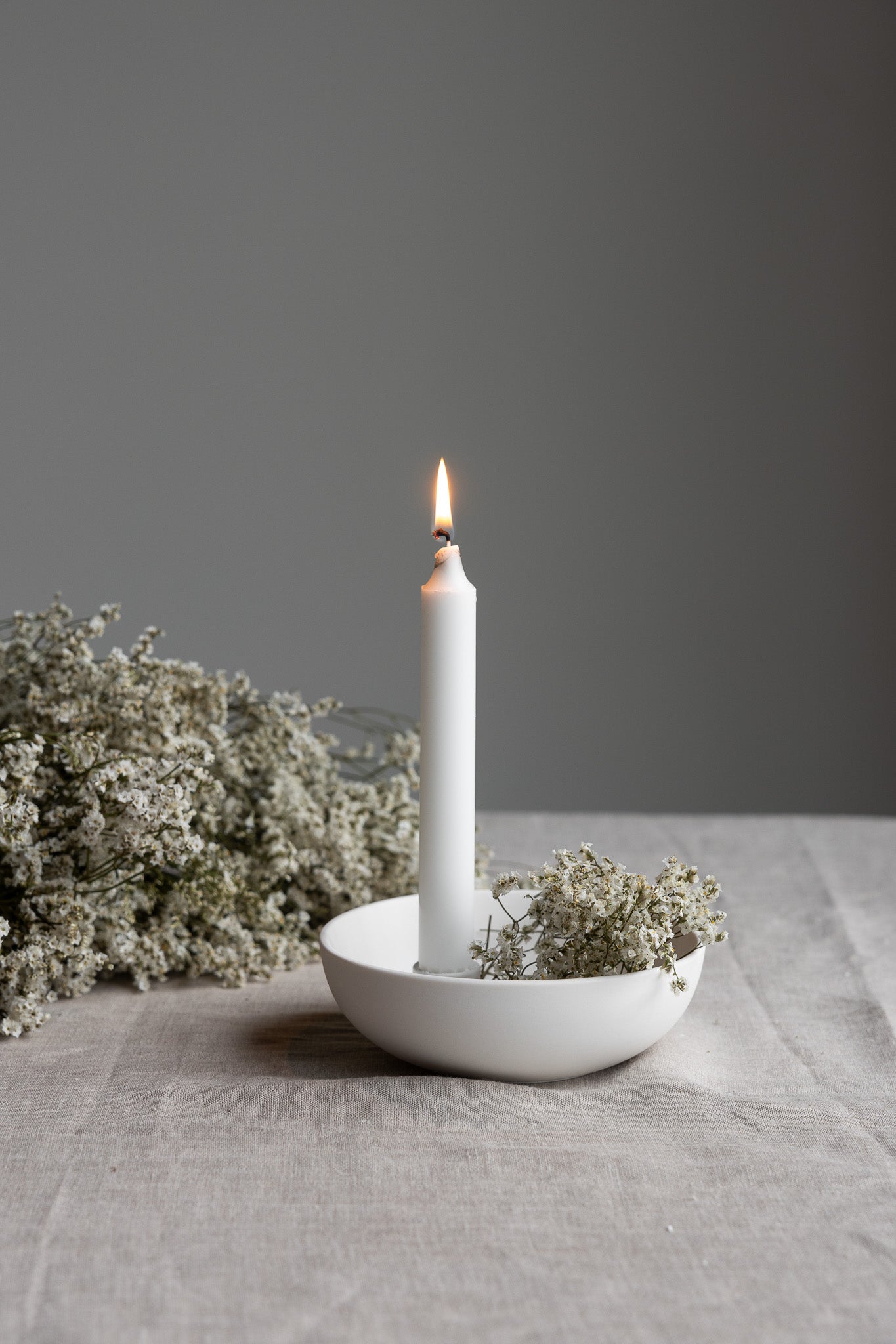 Lidatorp Kerzenhalter weiß small