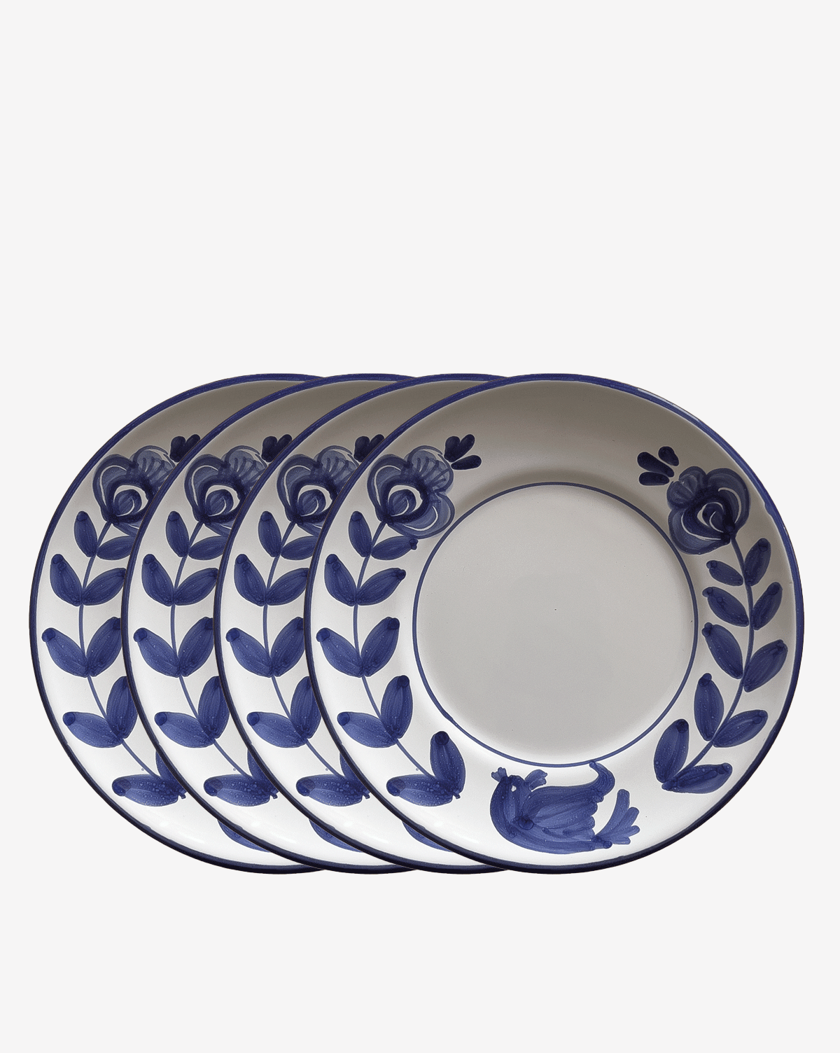 4-teiliges Set Dessertteller Fiori