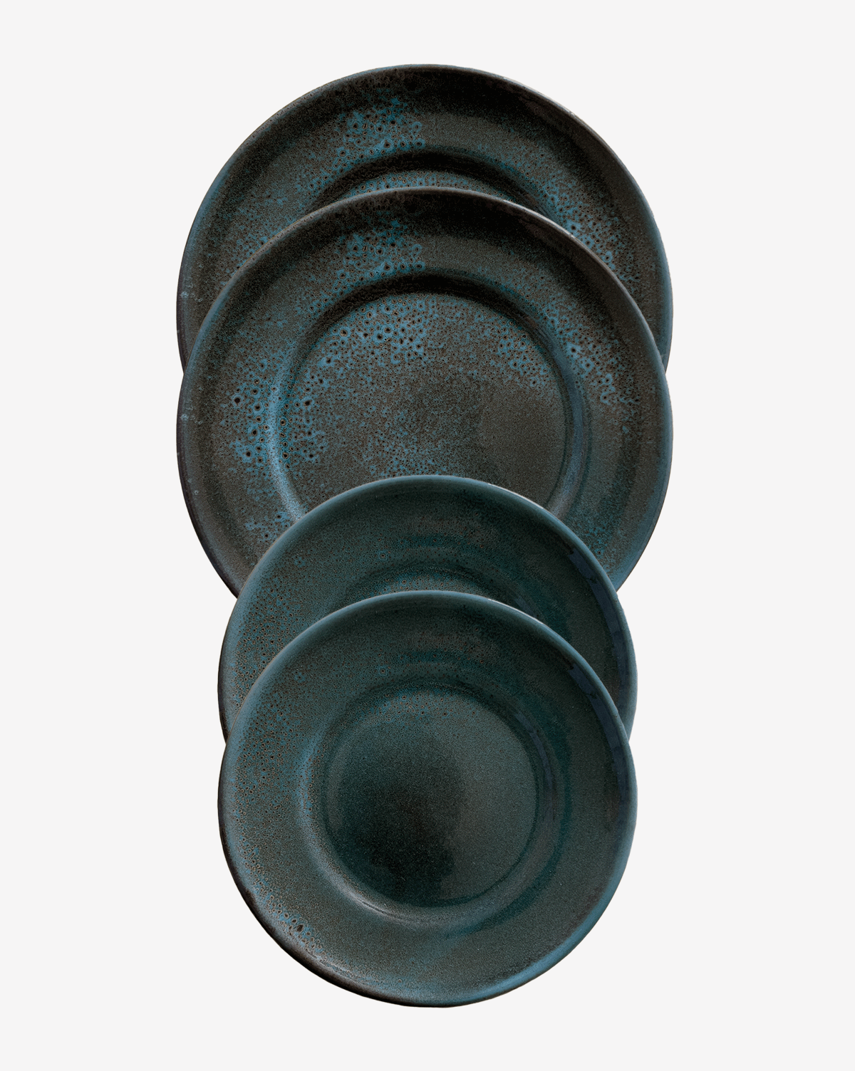 4-teiliges Set turchese
