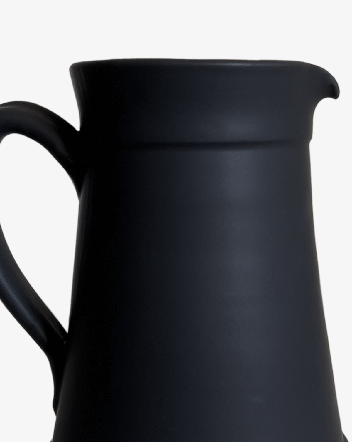 Set Krug & Ölflasche schwarz