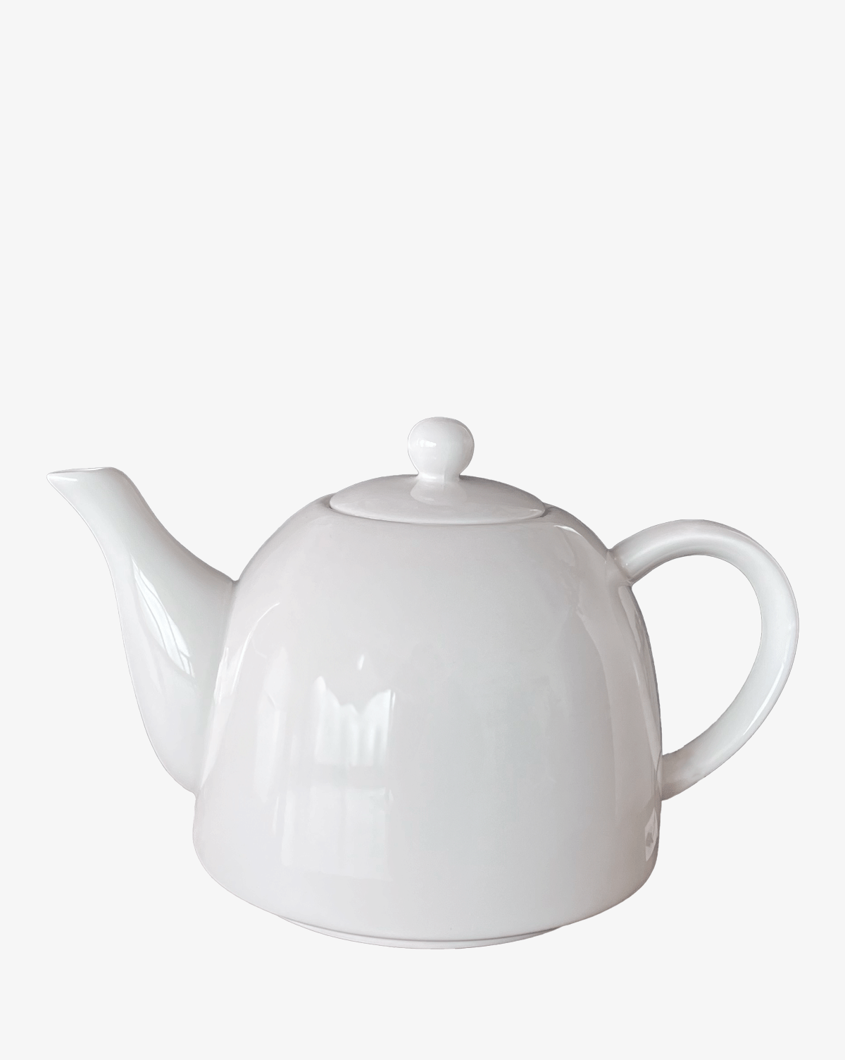 Teekanne Porzellan weiß